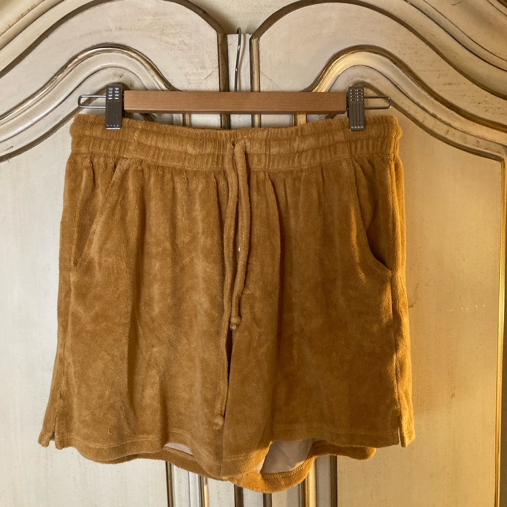 Donni Terry shorts yellow M